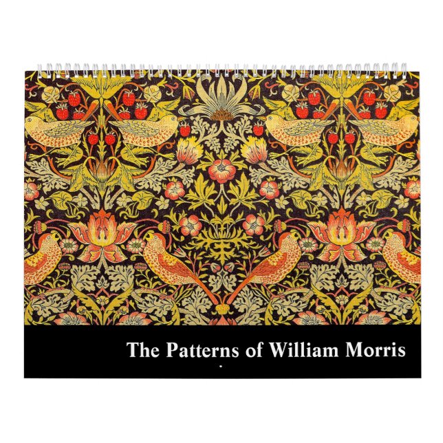 Calendrier Mural Les Motifs de William Morris (Protection)