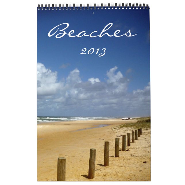 Calendrier Mural les plages classent 2013 (Protection)