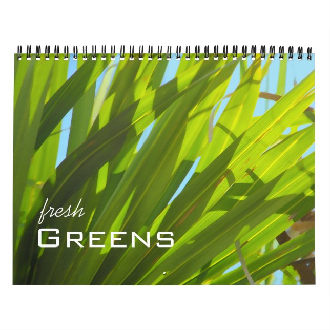 Calendrier Mural Les verts dans la nature (Protection)