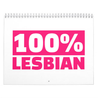 Calendrier Mural Lesbienne de 100%