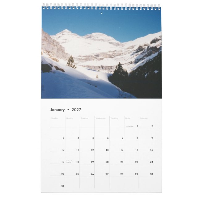 Calendrier Mural L'Espagne (Jan 2027)