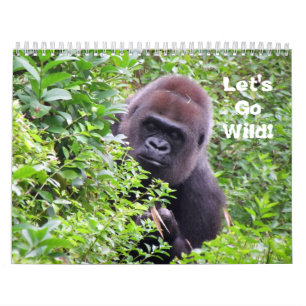 Calendrier Mural Let's Go Wild - Wild Animal Calendar (Édition 1)