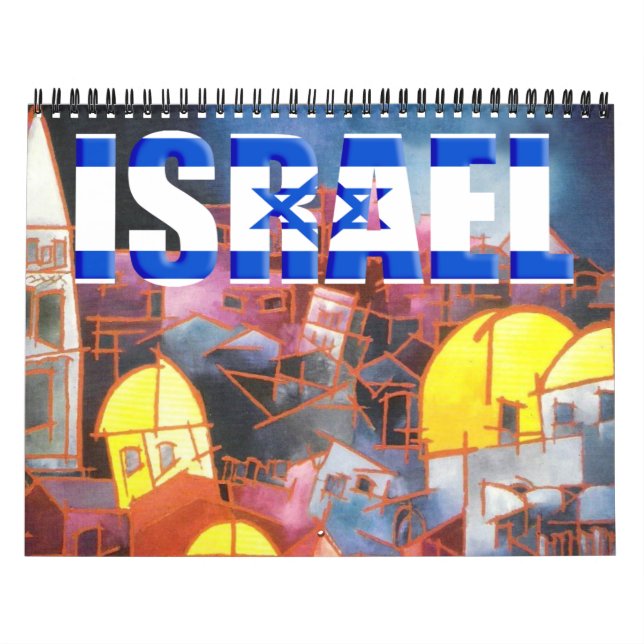 Calendrier Mural L'Israël (Protection)