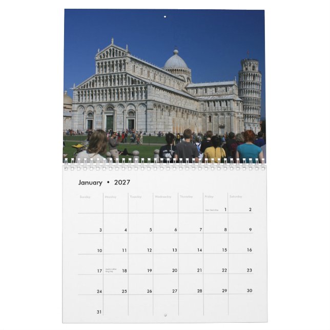 Calendrier Mural L'Italie 2013 (Jan 2027)