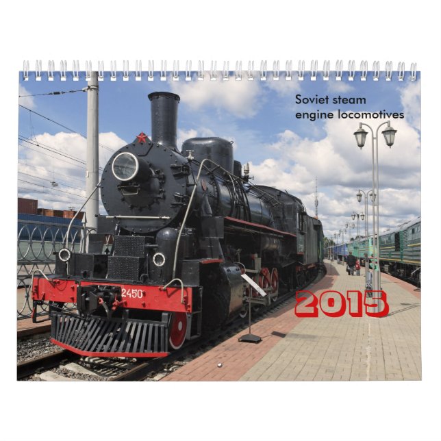 Calendrier Mural Locomotives (Protection)