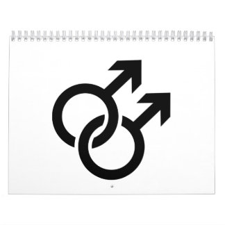 Calendrier Mural Logo masculin gai