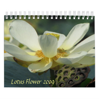 Calendrier Mural Lotus Flower 2009