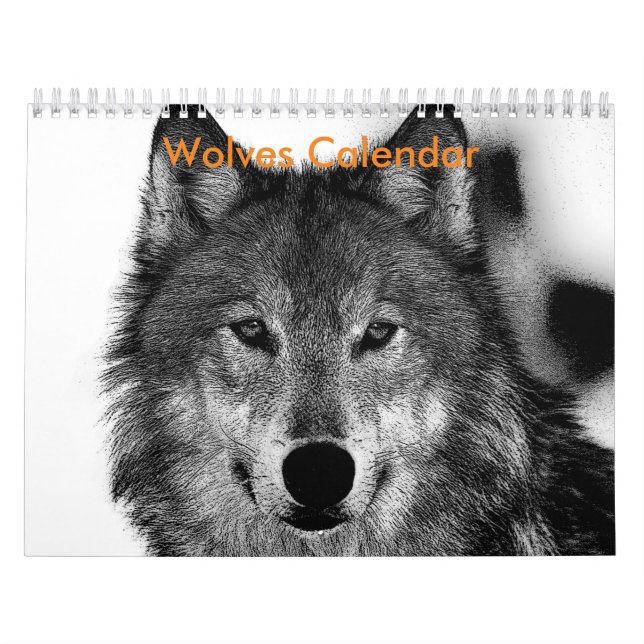 Calendrier Mural Loups (Protection)