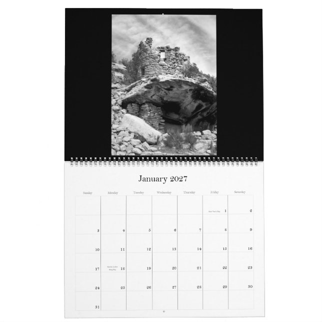 Calendrier Mural Lumière de désert (calendrier) (Jan 2027)