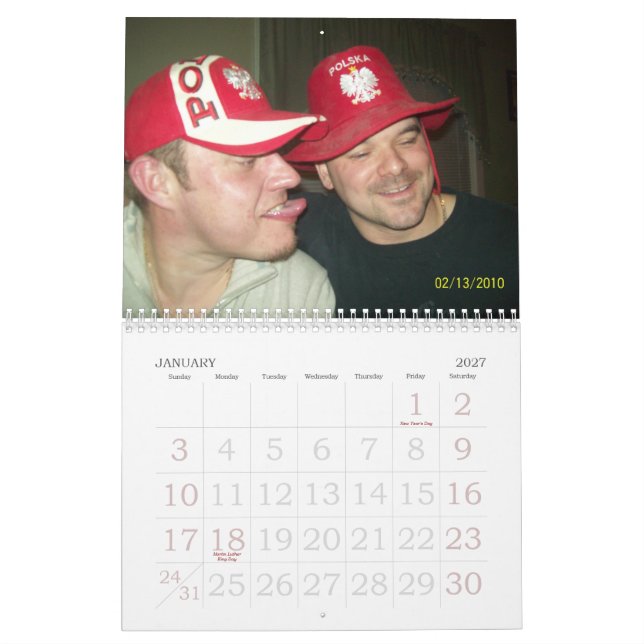 Calendrier Mural Mafia de Krakus (Jan 2027)