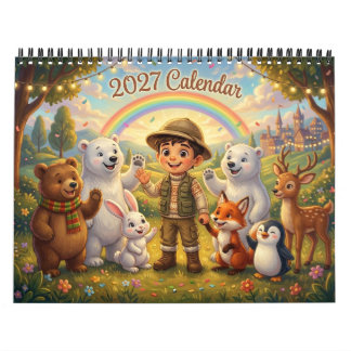 Calendrier mural Magical Alphaland 2027 | Décorati