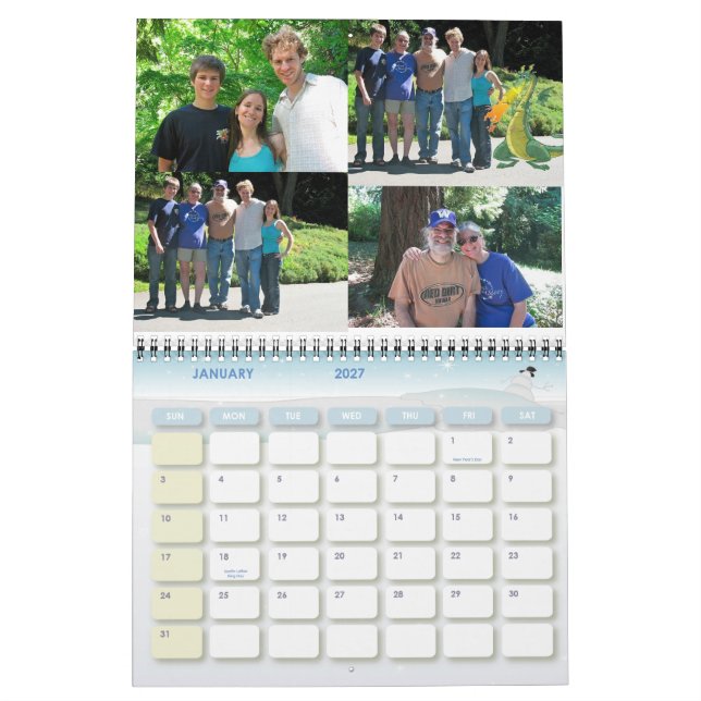 Calendrier Mural mariage marriage marriages (Jan 2027)