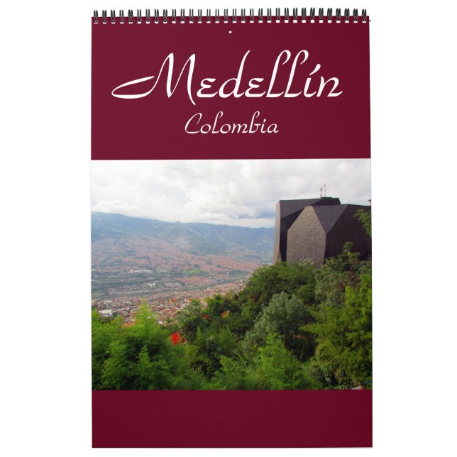 Calendrier Mural Medellín Colombie (Protection)