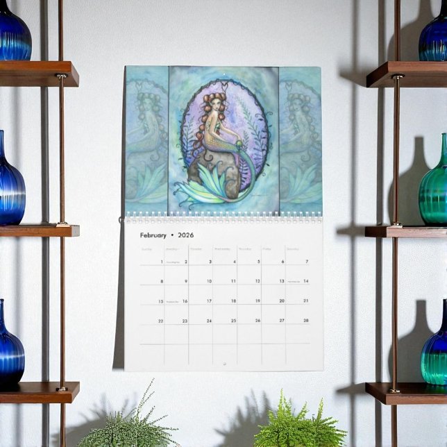 Calendrier mural Mermaid par Molly Harrison (Créateur téléchargé)