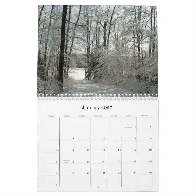 Calendrier Mural Merveille-Calendrier de natures (Jan 2027)