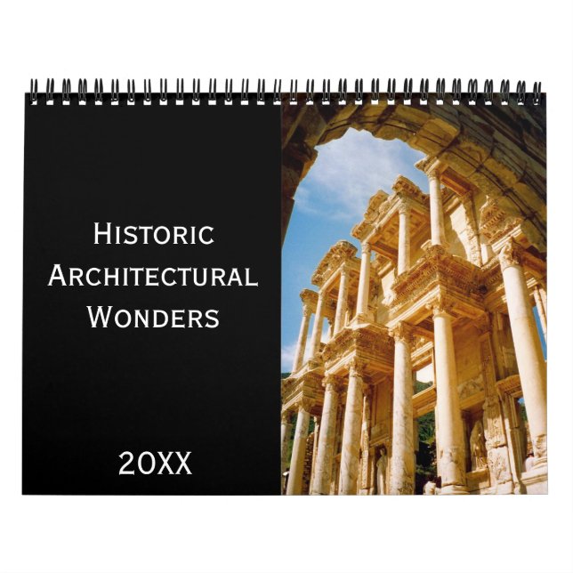 Calendrier Mural merveilles historiques 2027 (Protection)