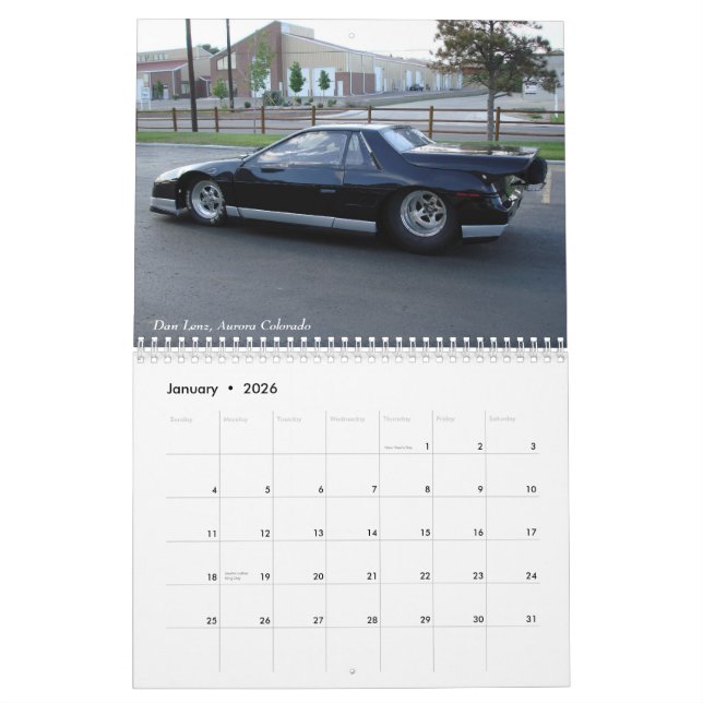 Calendrier Mural Mille Fieros de haut, 2010 (Jan 2026)