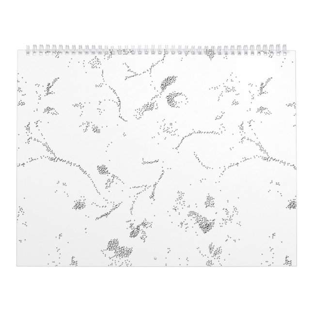 Calendrier mural minimaliste Planificateur de bure (Protection)