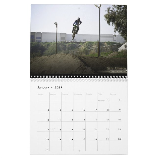 Calendrier Mural MotoMontage (Jan 2027)