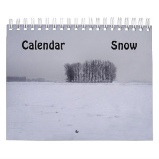 Calendrier Mural Neige