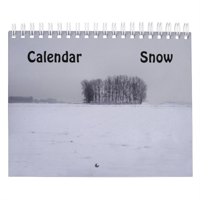 Calendrier Mural Neige (Protection)