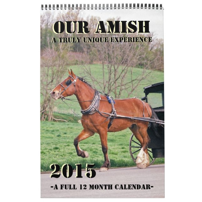 Calendrier Mural Notre Amish (Protection)