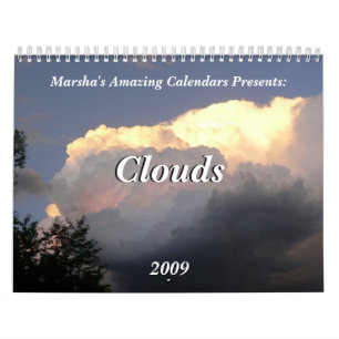 Calendrier Mural Nuages 2009