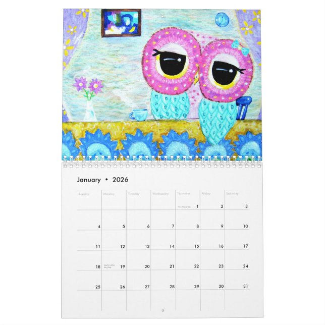 Calendrier Mural Ophélie 2010 (Jan 2026)