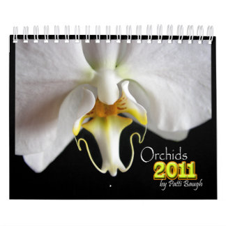CALENDRIER MURAL ORCHIDÉES 2011