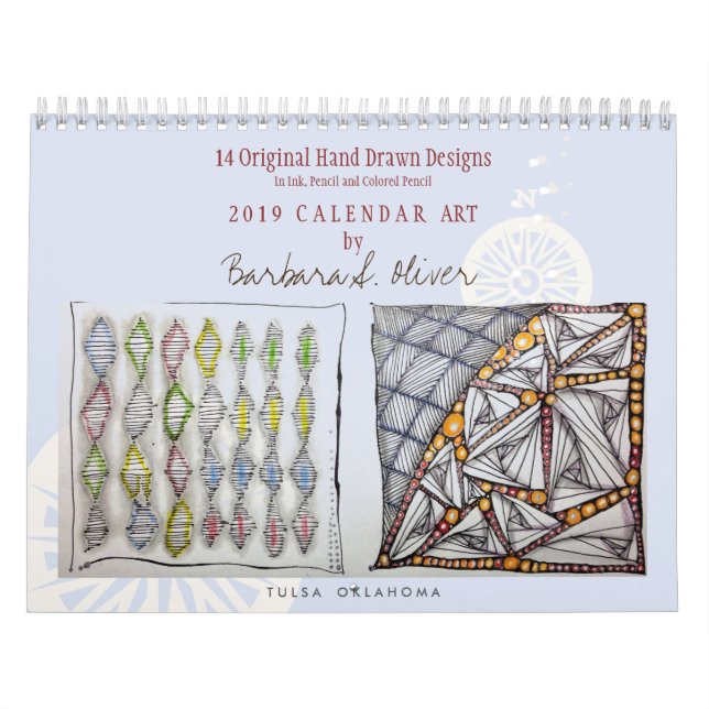 Calendrier mural original d'art (Protection)