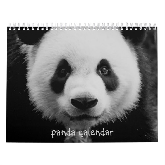 Calendrier Mural Panda (Protection)