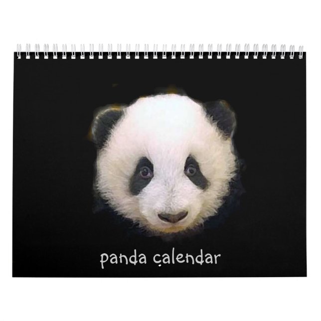 Calendrier Mural Panda (Protection)