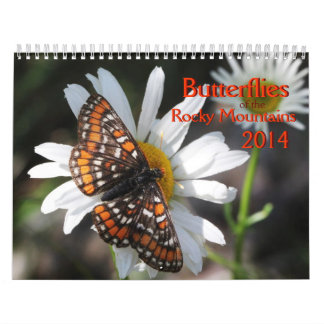 Calendrier Mural Papillons des montagnes rocheuses 2014