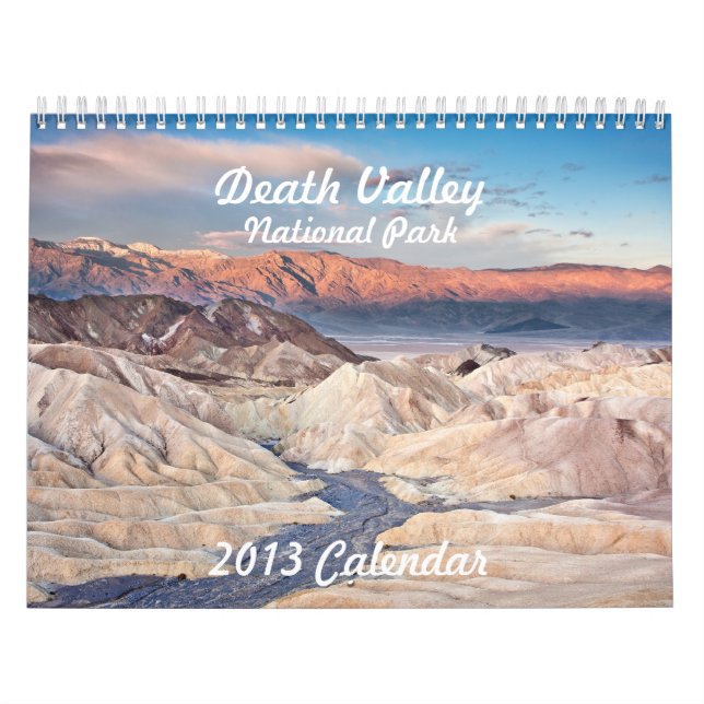 Calendrier Mural Parc national de Death Valley (Protection)