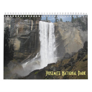 Calendrier Mural Parc national de Yosemite