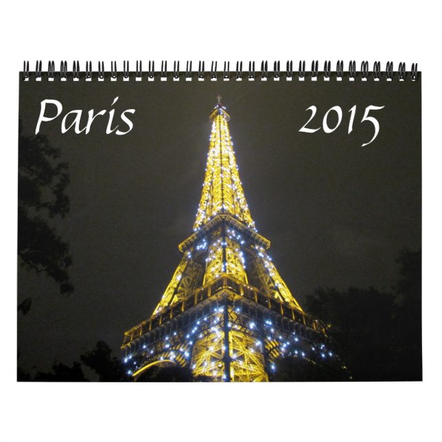 Calendrier Mural Paris 2015 (Protection)