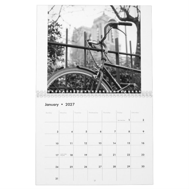 Calendrier Mural Paris, t'aime de je ! (Jan 2027)