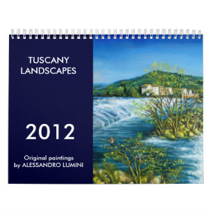 CALENDRIER MURAL PAYSAGES TOSCANES 2012