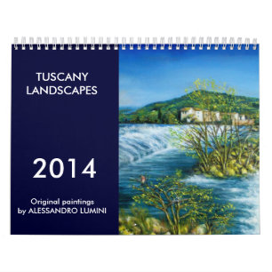 CALENDRIER MURAL PAYSAGES TOSCANES 2014