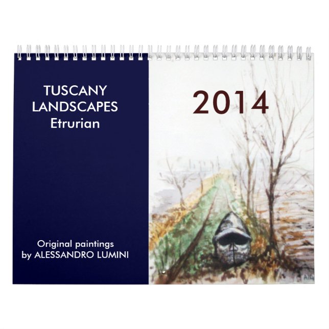 Calendrier Mural PAYSAGES TOSCANES Etrurian 2014 (Protection)