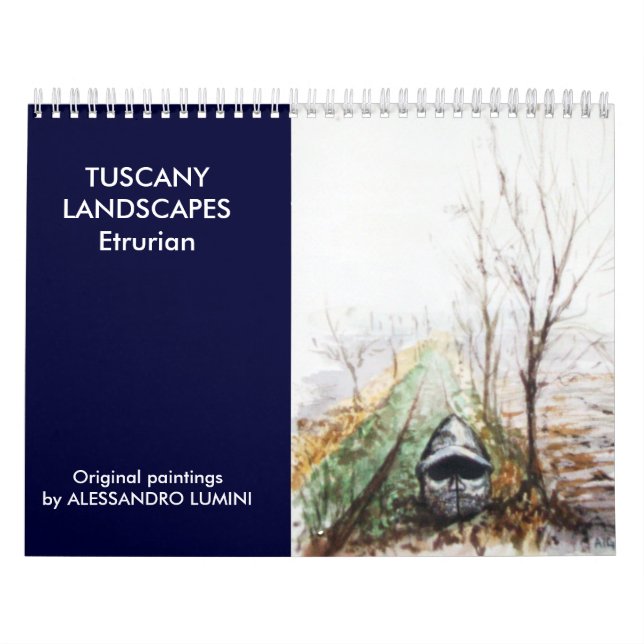 Calendrier Mural PAYSAGES TOSCANES Etrurian 2016 (Protection)