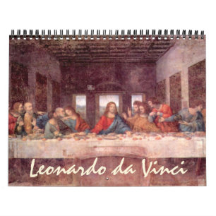 Calendrier Mural Peintures de la Renaissance de Léonard de Vinci vi