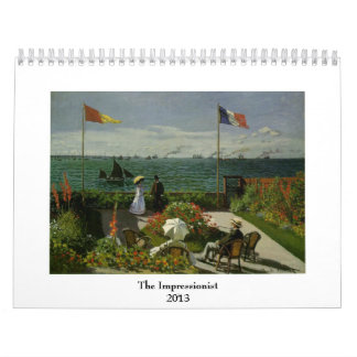 Calendrier Mural Peintures impressionnistes célèbres 2013