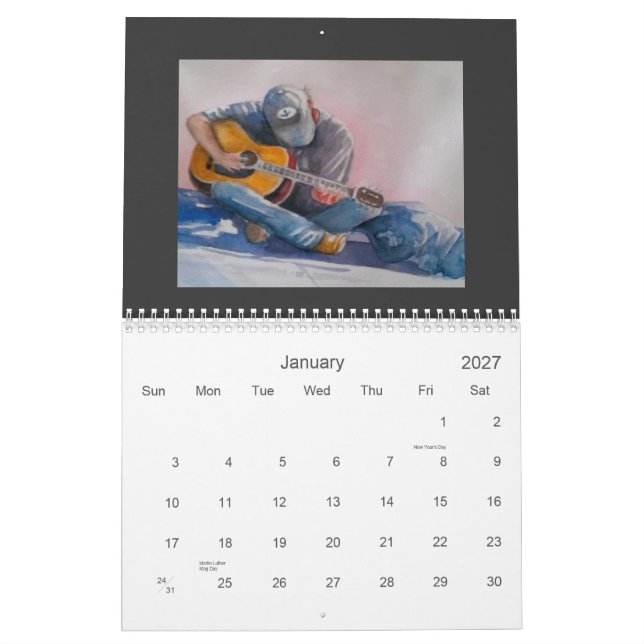 Calendrier Mural Peintures originales par Shelley Lampman (Jan 2027)