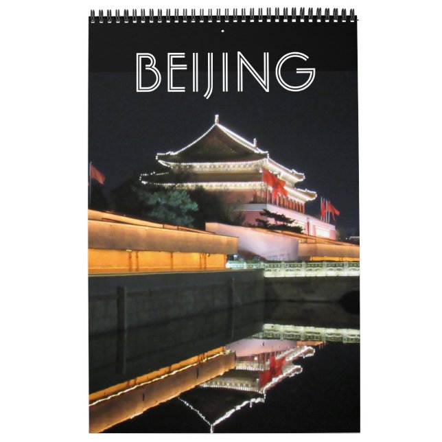 Calendrier Mural Pékin Chine (Protection)