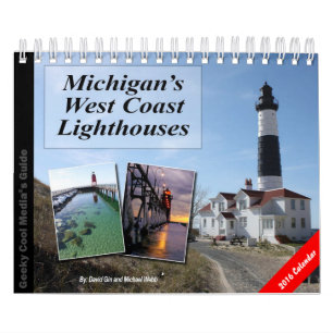 Calendrier Mural Phares de la côte ouest du Michigan