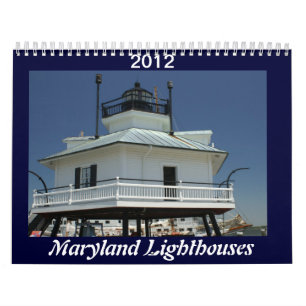 Calendrier Mural Phares du Maryland