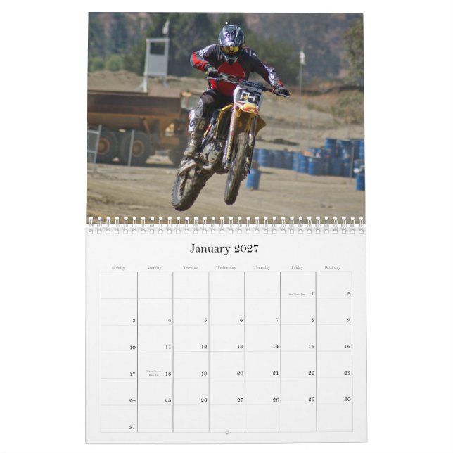Calendrier Mural Phil Ingram - Motomontage.com (Jan 2027)
