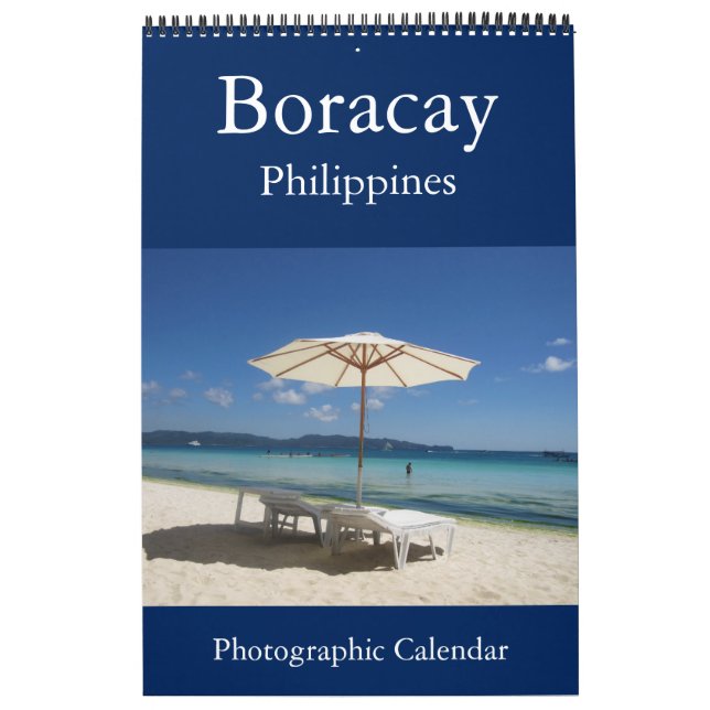 Calendrier Mural philippine boracay (Protection)
