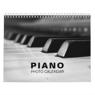 Calendrier mural photo 2022 pour piano